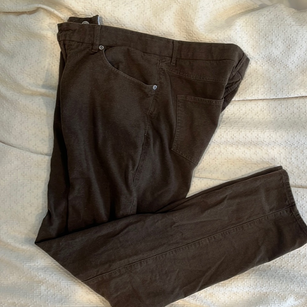 Peter Millar brushed cotton slim fit pants 36x32